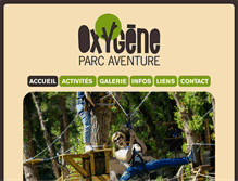 Tablet Screenshot of parc-aventure-vaison.com